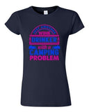Junior Just Another Wine Drinker with a Camping Problem Funny DT T-Shirt Tee