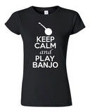 City Shirts Junior Keep Calm And Play Banjo String Music Lovers DT T-Shirt Tee