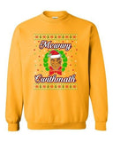 Mewwy Cwithmath Xmas Tyson Boxer Ugly Christmas Funny DT Crewneck Sweatshirt