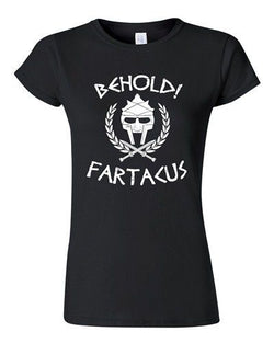 Junior Behold Fartacus Fart Sparta Army Warrior Movie Parody DT T-Shirt Tee