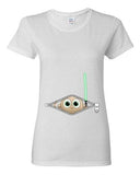 Ladies Baby Lightsabers Sword Weapons Movie TV Funny Parody DT T-Shirt Tee