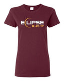 Ladies Eclipse Solar Moon 08.21.17 August Sun Astrology Funny DT T-Shirt Tee