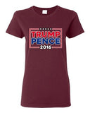 Ladies Trump Pence 2016 Vote USA America Campaign Election (B) DT T-Shirt Tee