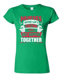 Junior Nurses Who Lift Together Get Ripped Together Workout Funny DT T-Shirt Tee