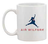 Air Wilfork New England Football Parody Game Sports Fan DT White Coffee Mug