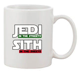 Jedi In The Streets Sith In The Sheets Movie Funny DT Ceramic White Coffee Mug