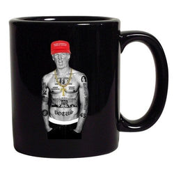 Trump Make America Great Again President Thug Gangster DT Black Coffee 11 Oz Mug
