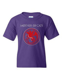 Mother Of Cats Pet Animals Dragons Funny TV Parody DT Youth Kids T-Shirt Tee