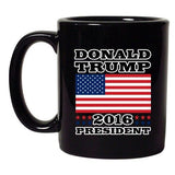 Donald Trump 2016 President Election Campaign Support DT Coffee 11 Oz Black Mug