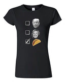 Junior No For Trump No For Hillary Yes For Tacos President 2016 DT T-Shirt Tee