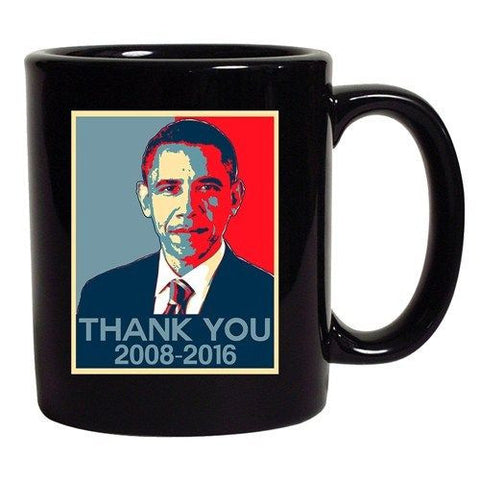 New Thank You President Obama United States America Black DT Coffee 11 Oz Mug