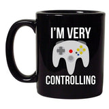 I'm Very Controlling Gamer Controller Nerd Geek Funny DT Coffee 11 Oz Black Mug