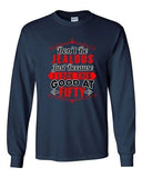 Long Sleeve Adult T-Shirt Don't Be Jealous Because I Look This Good At Fifty DT