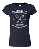 Junior Hannibals Family Restaurant Love To Have You For Dinner DT T-Shirt Tee