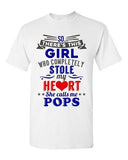 There's This Girl Who Completely Stole My Heart Pops Gift DT Adult T-Shirts Tee