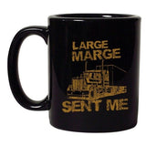 Large Marge Sent Me Truck TV Bicycle Thieves Funny Parody 11 Oz Black Mug