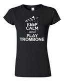 City Shirts Junior Keep Calm And Play Trombone Brass Music Lover DT T-Shirt Tee