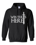 Winter Is Here Sword TV Parody Funny DT Sweatshirt Hoodie