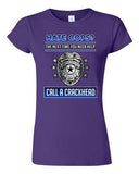 Junior Hate Cops? The Next Time You Need Help Call A Crackhead DT T-Shirt Tee
