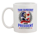 Thank You President Barack Obama 44th President USA Flag DT Coffee 11 Oz Mug