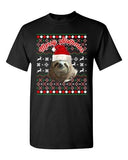 Merry Slothmas Sloth Animals Lazy Ugly Christmas Funny Adult DT T-Shirt Tee