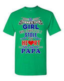 There's This Girl Who Completely Stole My Heart Papa Gift DT Adult T-Shirts Tee