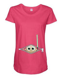 Baby Lightsabers Sword Weapons Movie TV Mom Funny Maternity DT T-Shirt Tee