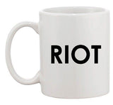 Riot TV Parody Funny Ceramic White Coffee Mug
