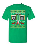 Guitar Rock n' Roll Music Face Band Ugly Christmas Funny Adult DT T-Shirt Tee