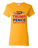 Ladies TP Trump Pence 2016 Vote for President USA Election (A) DT T-Shirt Tee