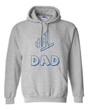 #1 One Dad Daddy Father's Day TV Comedy Series Gift Novelty Sweatshirt Hoodie