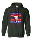 New Trump President Make Christmas Great Again Xmas Funny DT Sweatshirt Hoodie