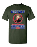 Defeat Crooked Hillary Vote Trump 2016 President Election DT Adult T-Shirt Tee