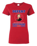 Ladies Defeat Crooked Hillary Vote Trump 2016 President Election DT T-Shirt Tee