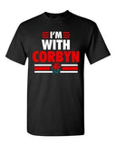 I'm With Corbyn Politician Campaign Support DT Adult T-Shirt Tee
