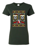 Ladies Guitar Rock n' Roll Music Face Band Ugly Christmas Funny DT T-Shirt Tee