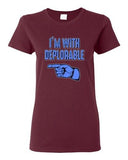 Ladies I'm With Deplorable Trump President 2016 Campaign Politics DT T-Shirt Tee