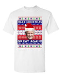 New Trump President Make Christmas Great Again Ugly Xmas Adult DT T-Shirt Tee