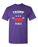 Trump Pence 2016 Republican President USA 2016 Political DT Adult T-Shirt Tee