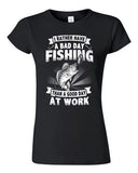 Junior I Rather Have A Bad Day Fishing Than A Good Day At Work DT T-Shirt Tee