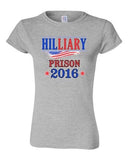 Junior Hilliary Prison 2016 Hillary Liar Flag President Political DT T-Shirt Tee