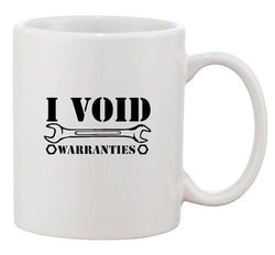 I Void Warranties Tools Wrench Mechanic Funny Ceramic White Coffee Mug