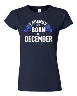 Junior Legends Are Born In December Holiday Christmas Funny Gift DT T-Shirt Tee