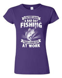 Junior I Rather Have A Bad Day Fishing Than A Good Day At Work DT T-Shirt Tee