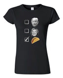 Junior No For Trump No For Hillary Yes For Tacos President 2016 DT T-Shirt Tee