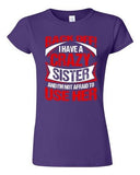 Junior Back Off I Have A Crazy Sister I'm Not Afraid To Use Her DT T-Shirt Tee
