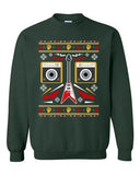 Guitar Rock n' Roll Music Band Face Ugly Christmas Funny DT Crewneck Sweatshirt