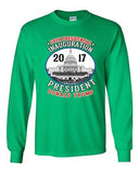 Long Sleeve 58th Presidential Inauguration Day President Trump Adult T-Shirt  DT