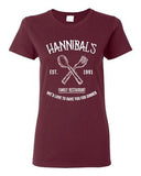 Ladies Hannibals Family Restaurant Love To Have You For Dinner DT T-Shirt Tee