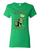 Ladies Let's Make St. Paddy's Day Great Again Beer Party Funny DT T-Shirt Tee